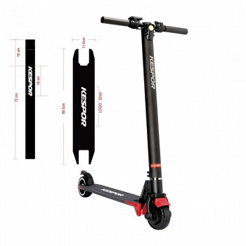 Электросамокат Kespor 5" I6, черный